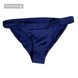 Andie Navy Blue Swimsuit Bottom Size S NWT